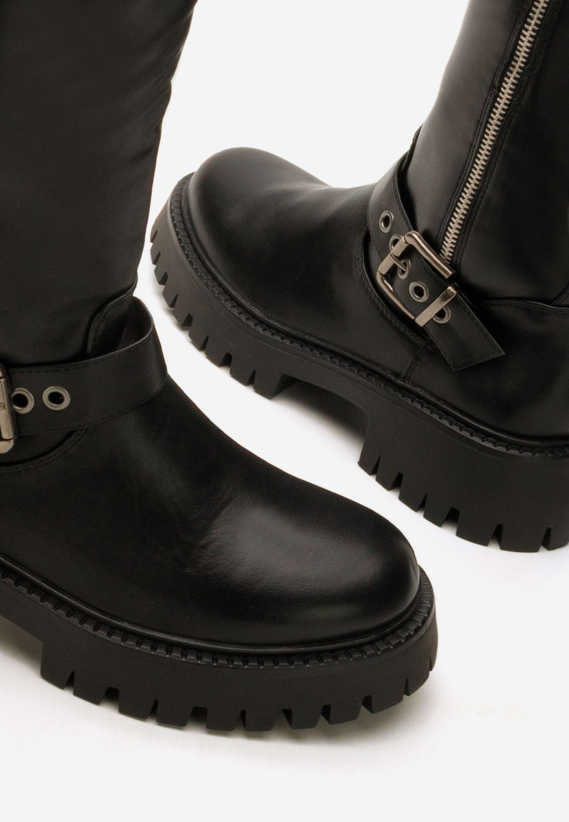 Дамски ботуши Floriva черен