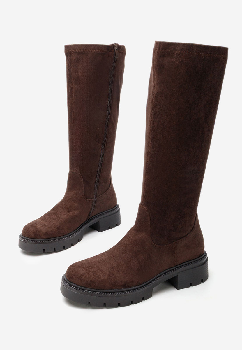 Дамски ботуши Nicoua кафяв