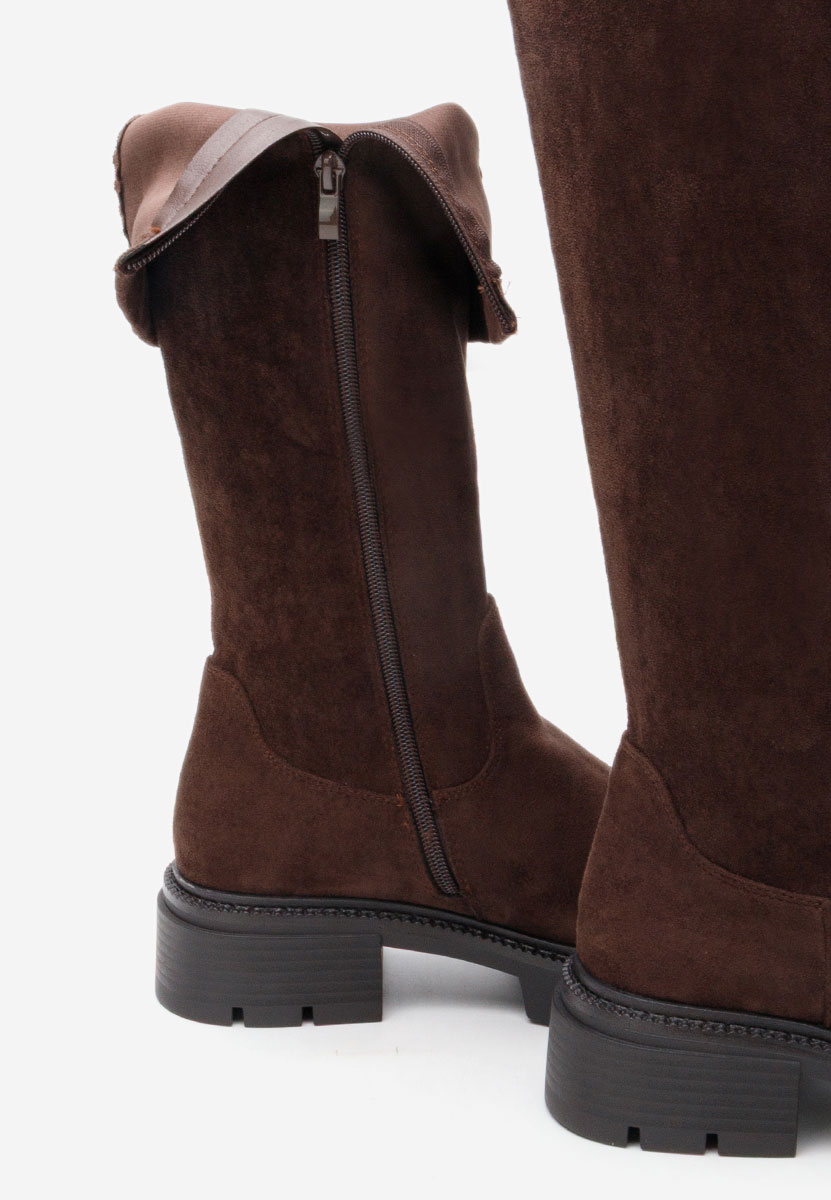 Дамски ботуши Nicoua кафяв