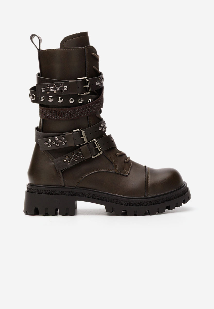 Дамски боти Dominia кафяв