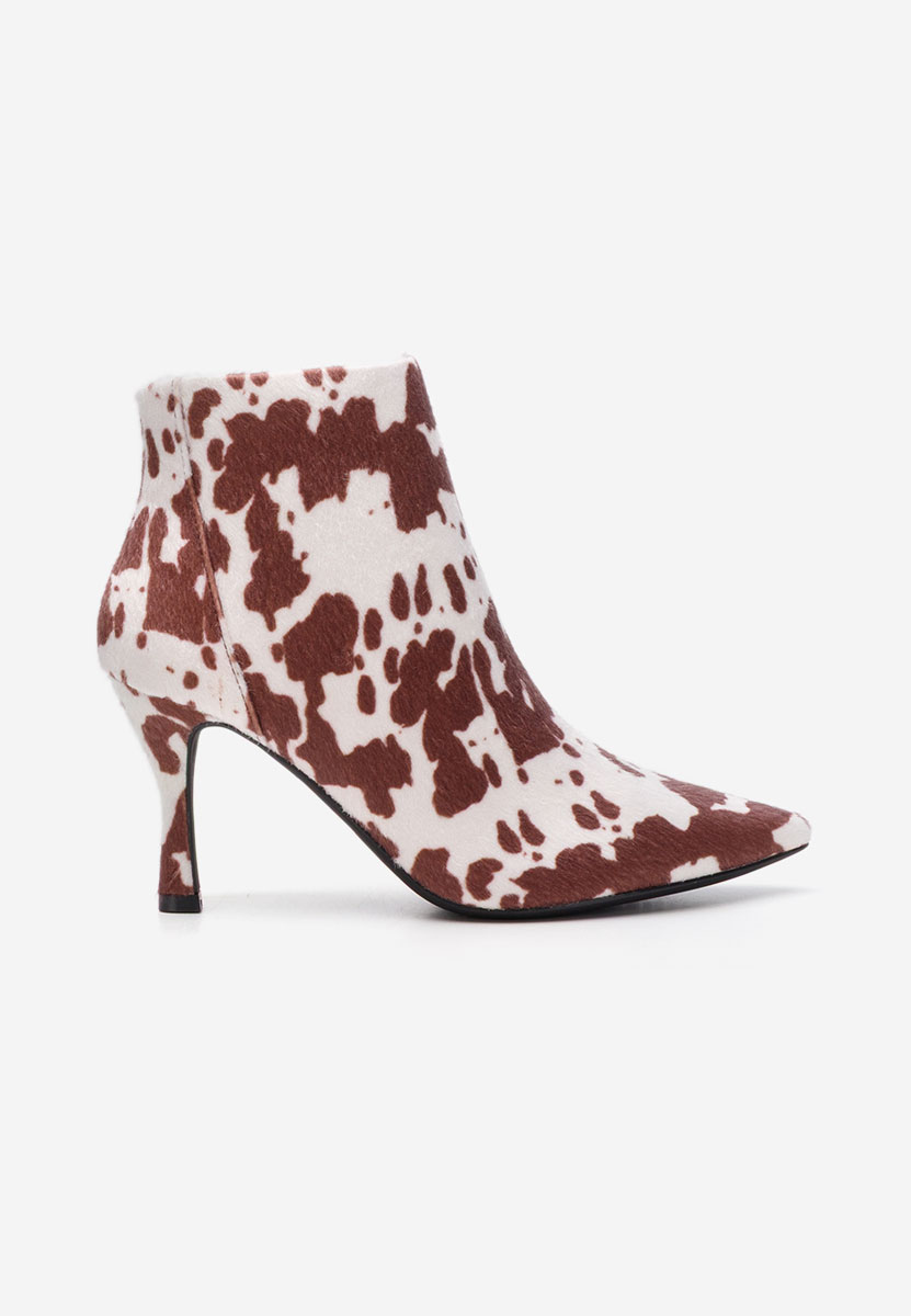 Боти на висок ток Jinna животински принт