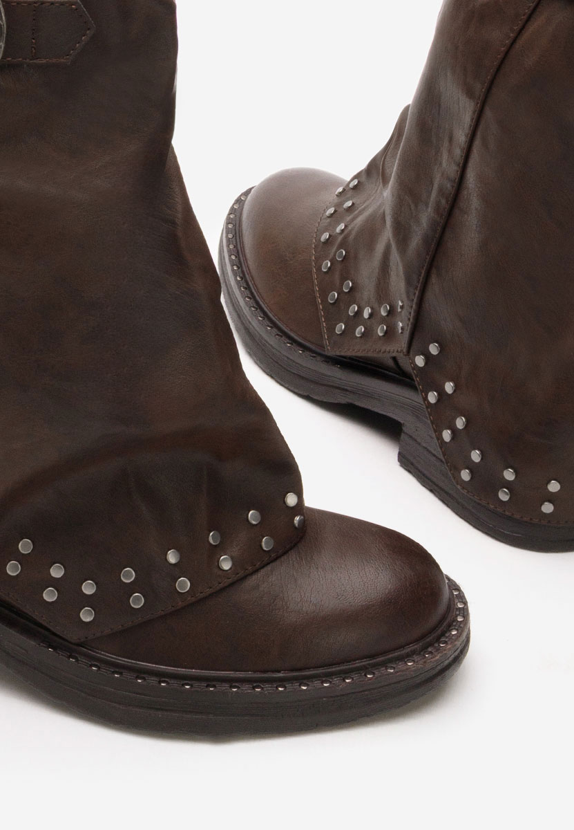 Дамски ботуши Arvion кафяв