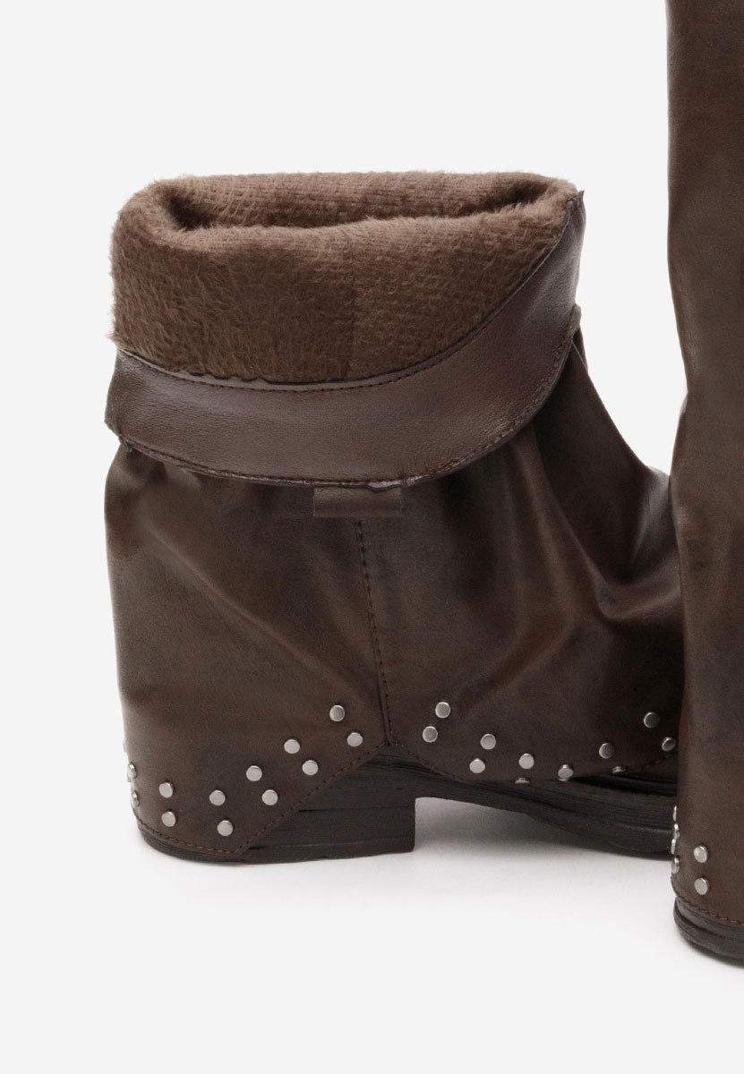 Дамски ботуши Arvion кафяв