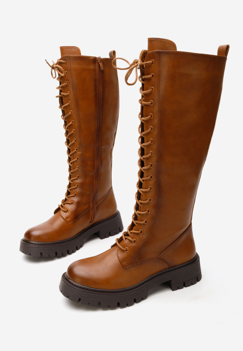 Дамски ботуши Hetie камел