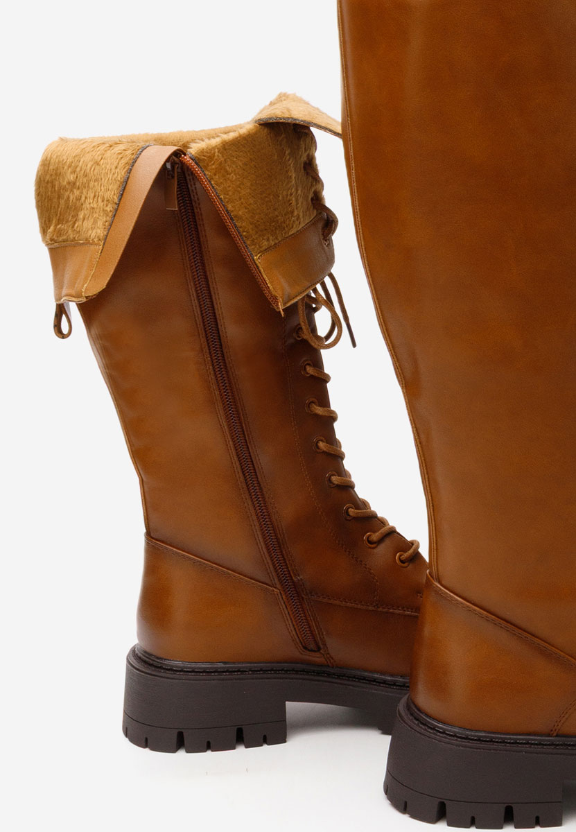 Дамски ботуши Hetie камел