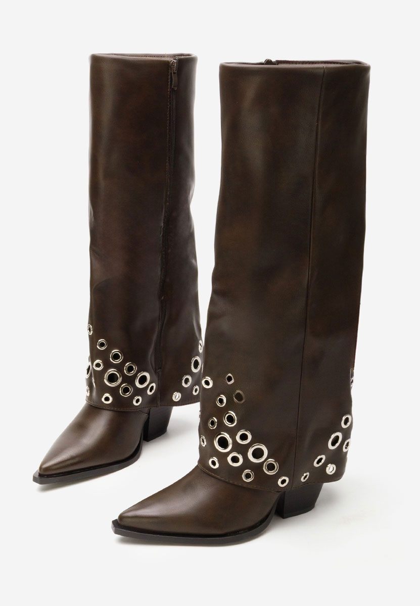 Чизми на ток Tovia кафяв