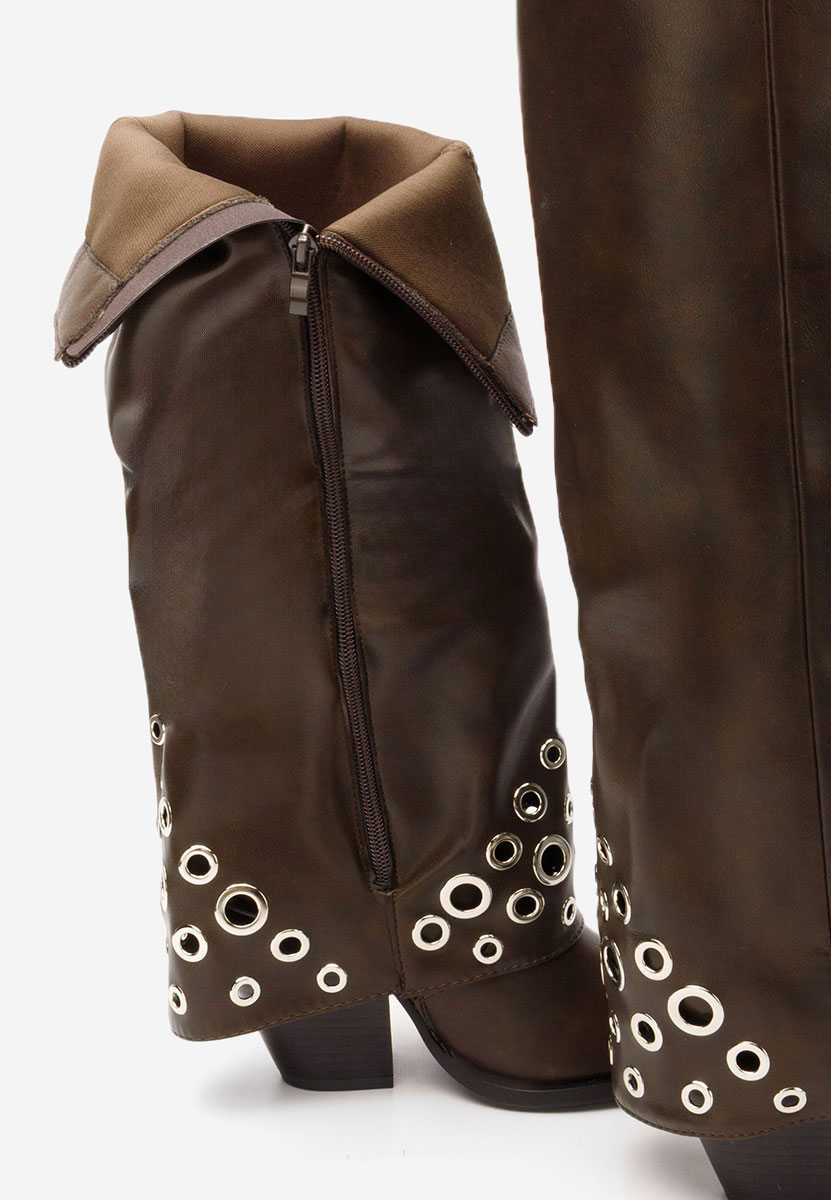 Чизми на ток Tovia кафяв