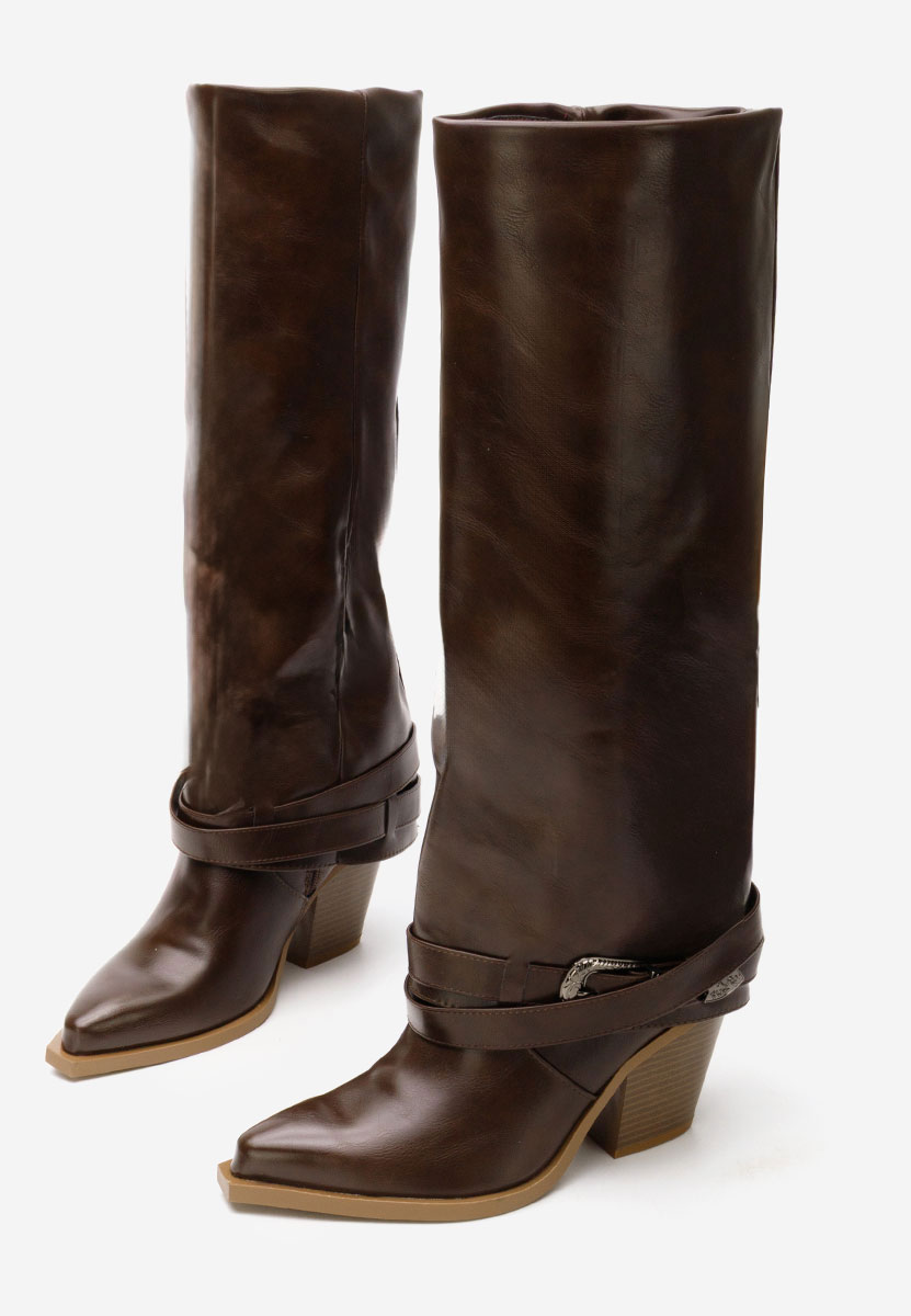 Чизми на ток Bretia кафяв