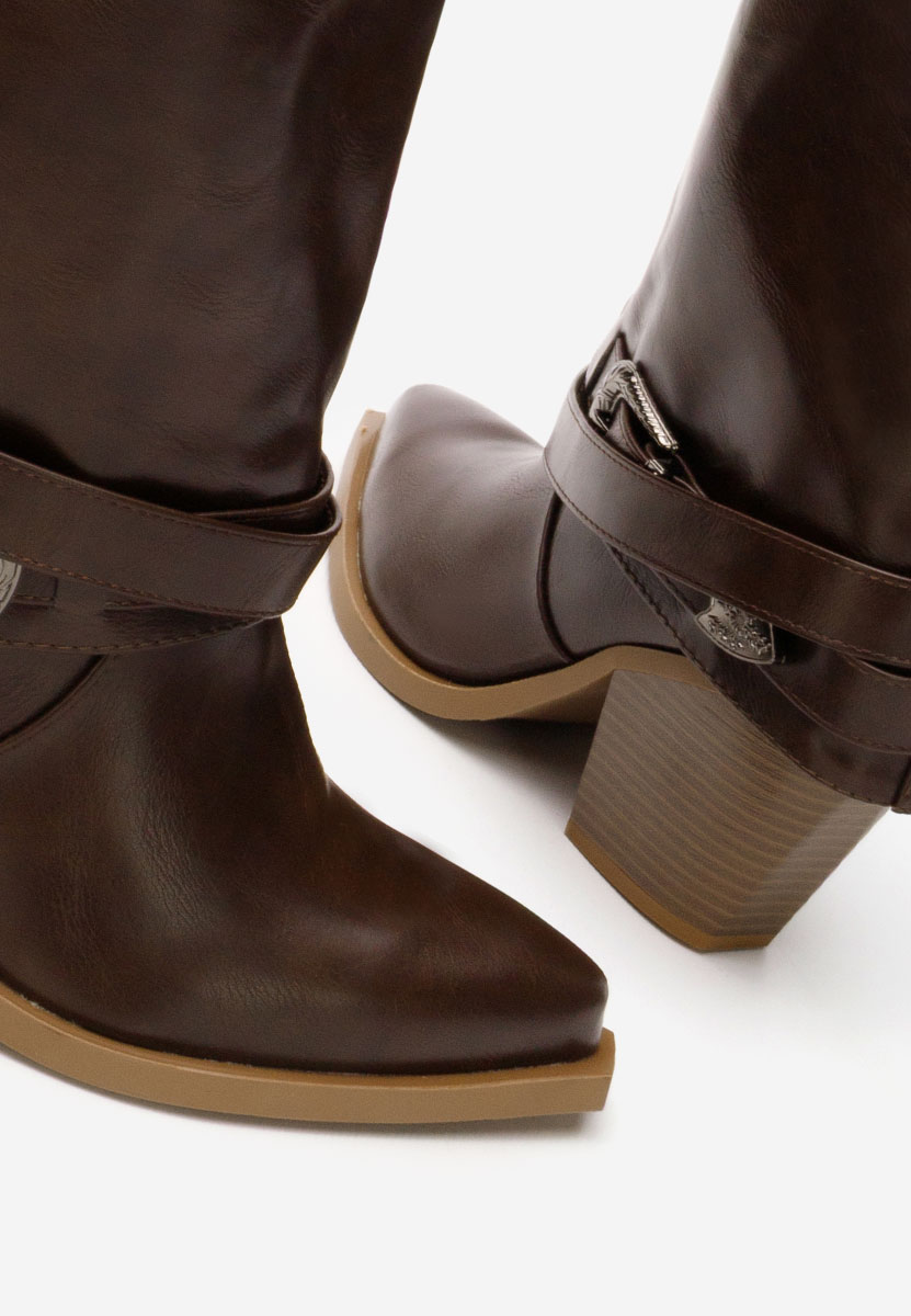 Чизми на ток Bretia кафяв