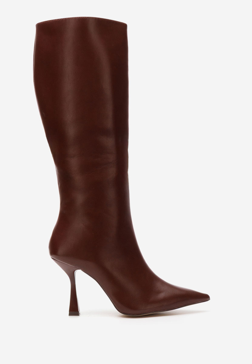 Чизми на ток Luma бордо