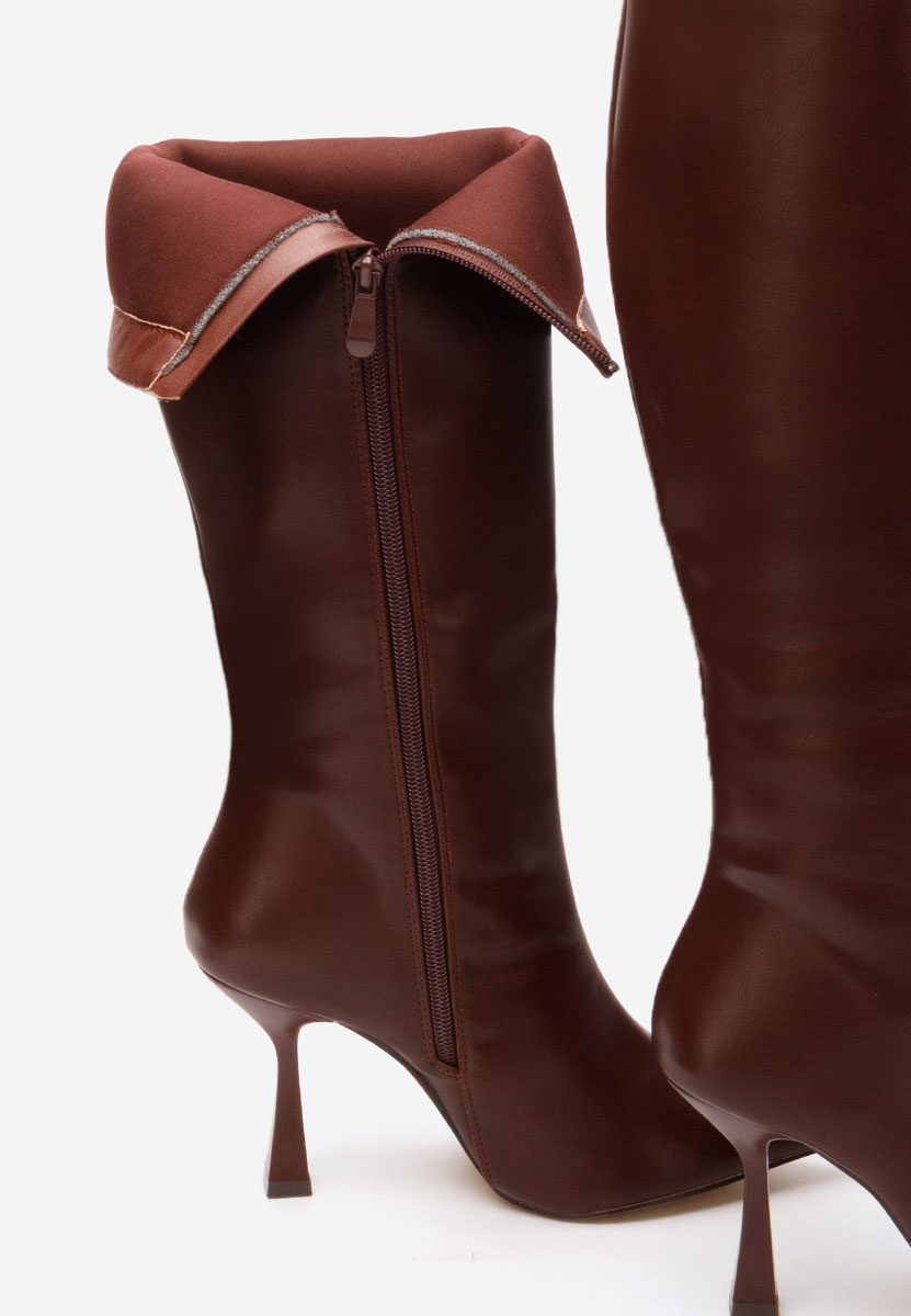 Чизми на ток Luma бордо