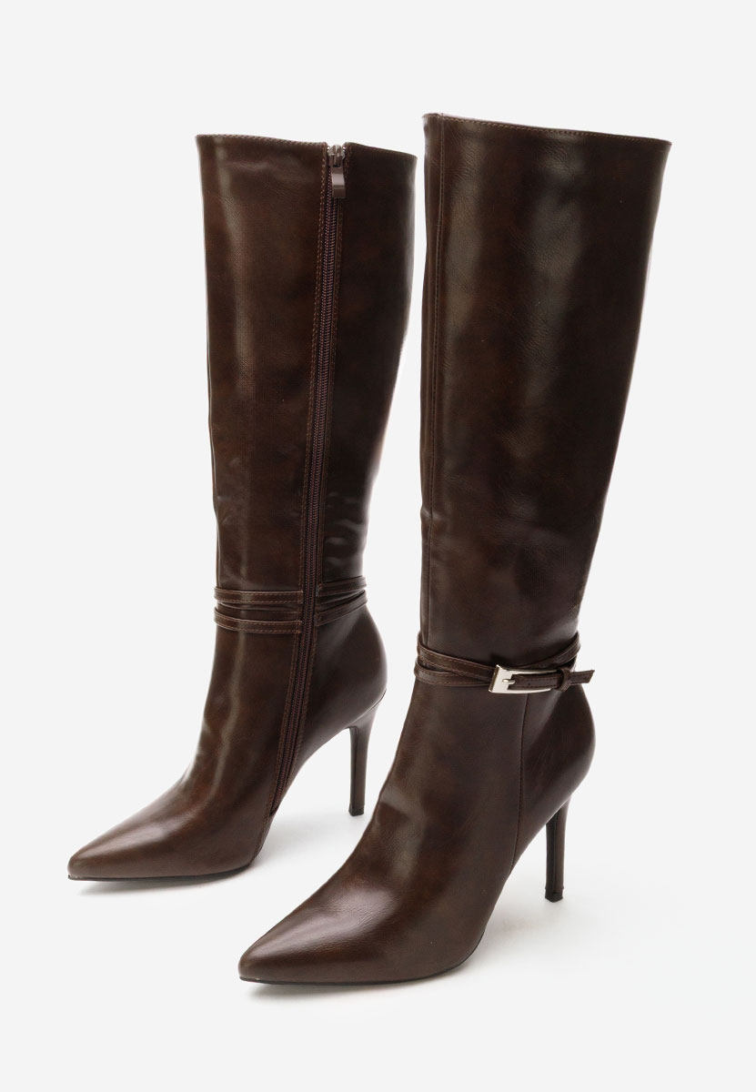 Чизми на ток Nivora кафяв