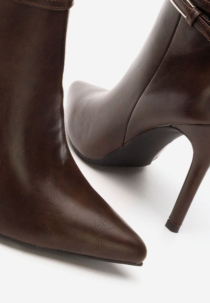 Чизми на ток Nivora кафяв