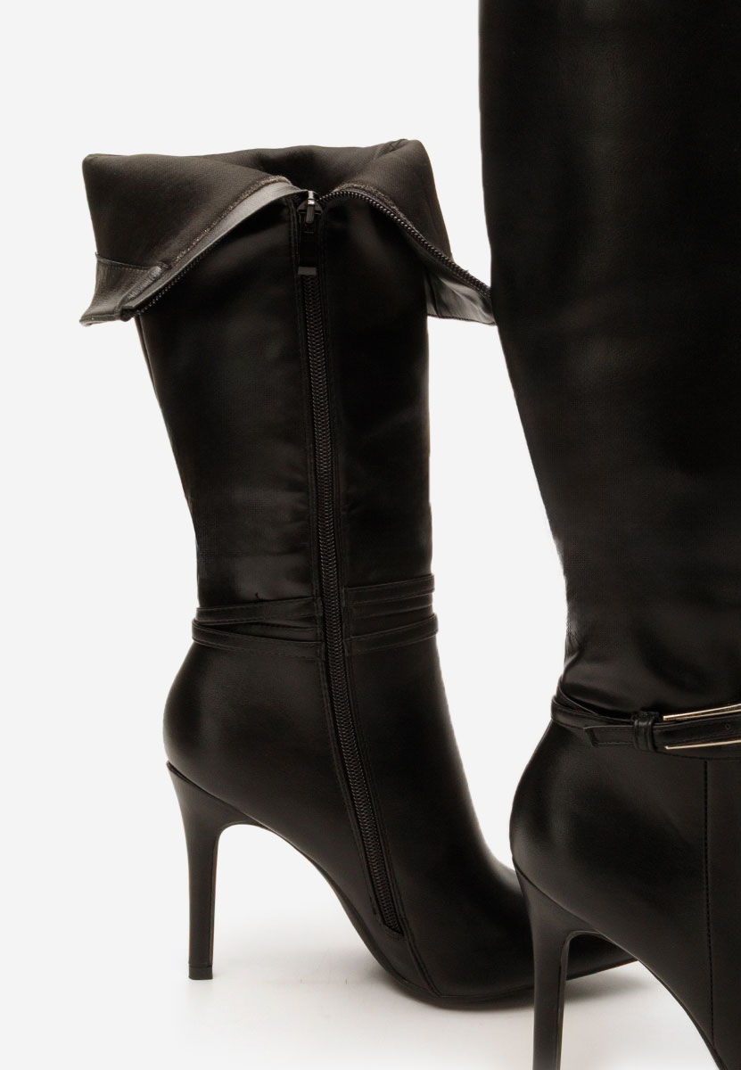 Чизми на ток Nivora черен