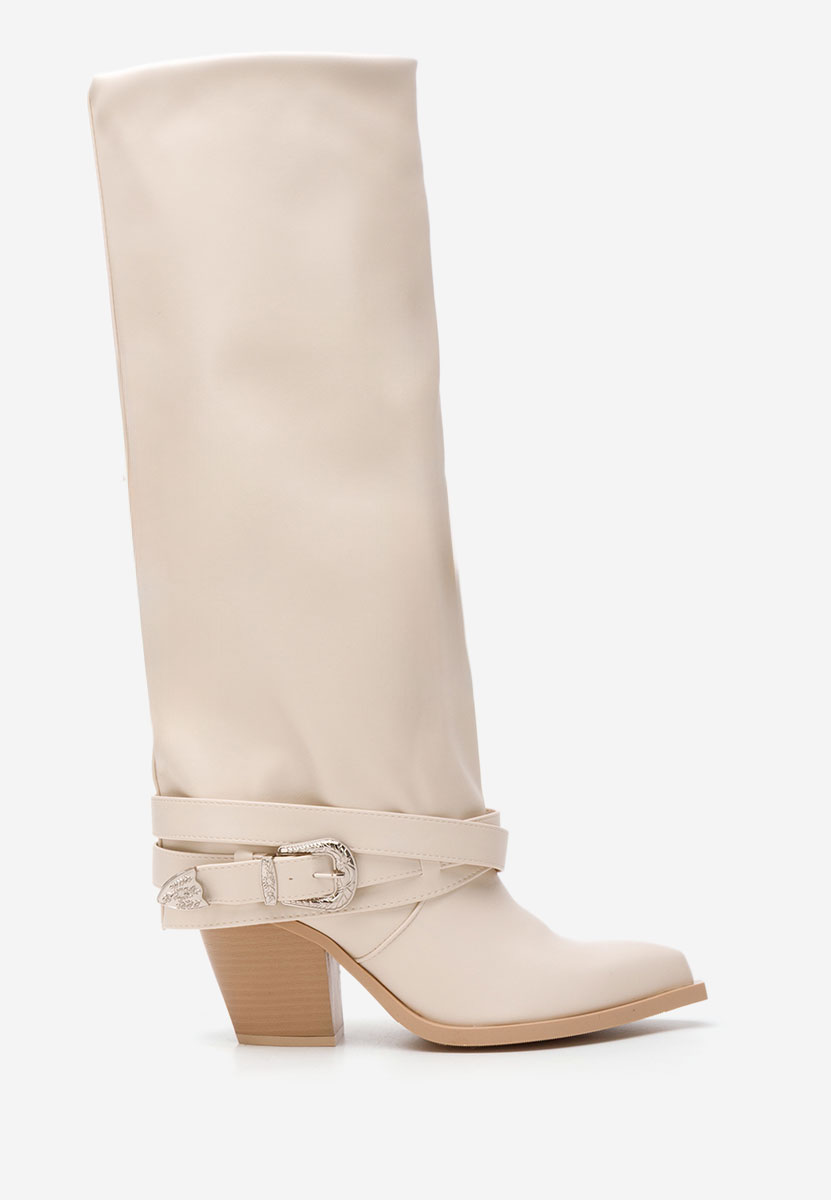 Чизми на ток Bretia бежов