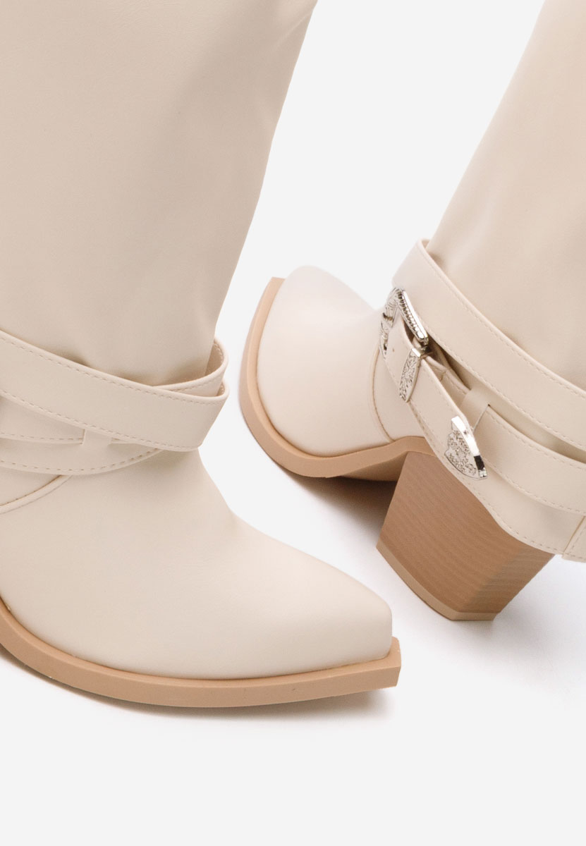 Чизми на ток Bretia бежов