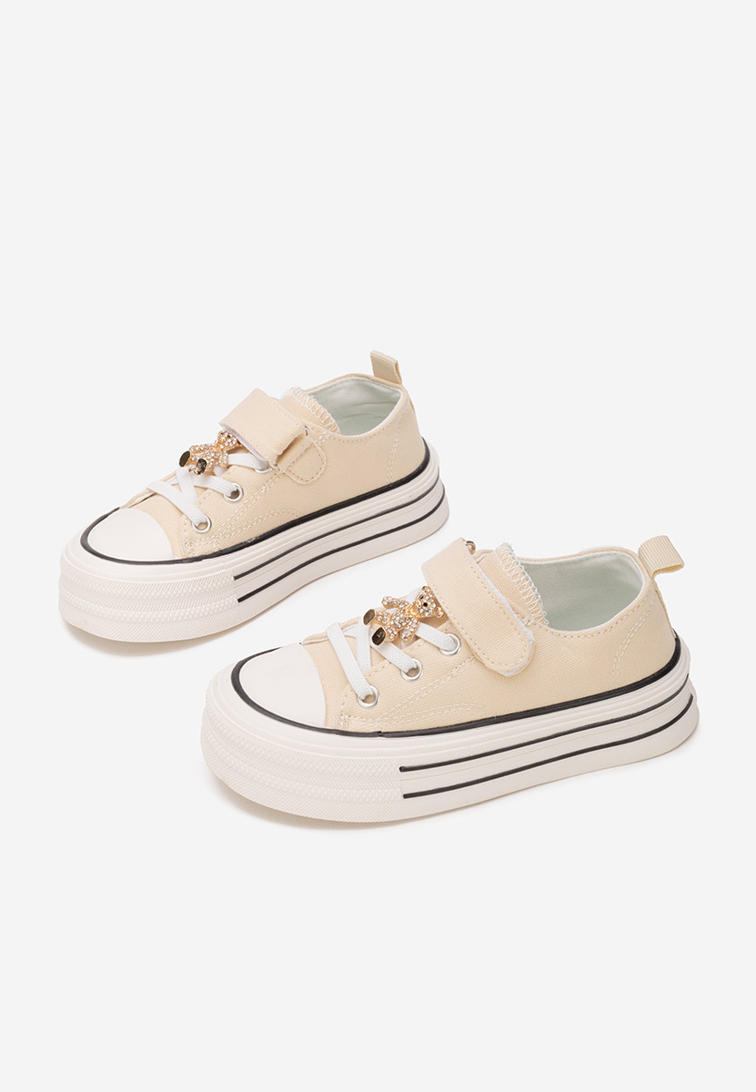 Момичета кецове Miravia бежов Момичета кецове Miravia бежов