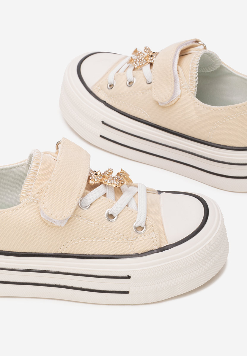 Момичета кецове Miravia бежов Момичета кецове Miravia бежов