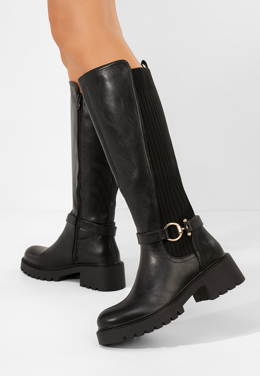 Дамски ботуши Trisina черен