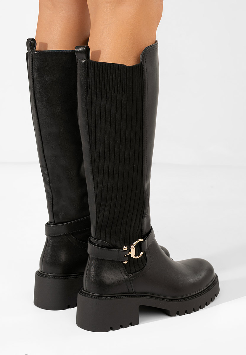 Дамски ботуши Trisina черен