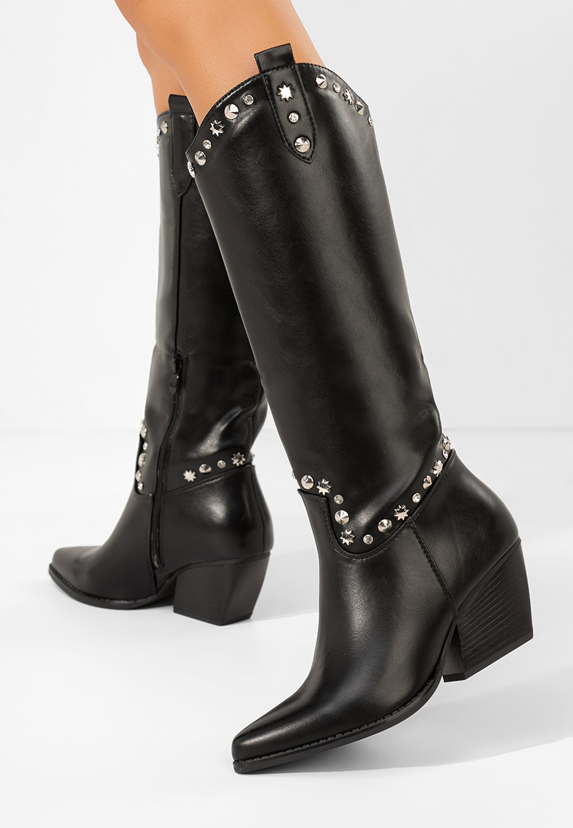 Каубойски ботуши Crisela черен