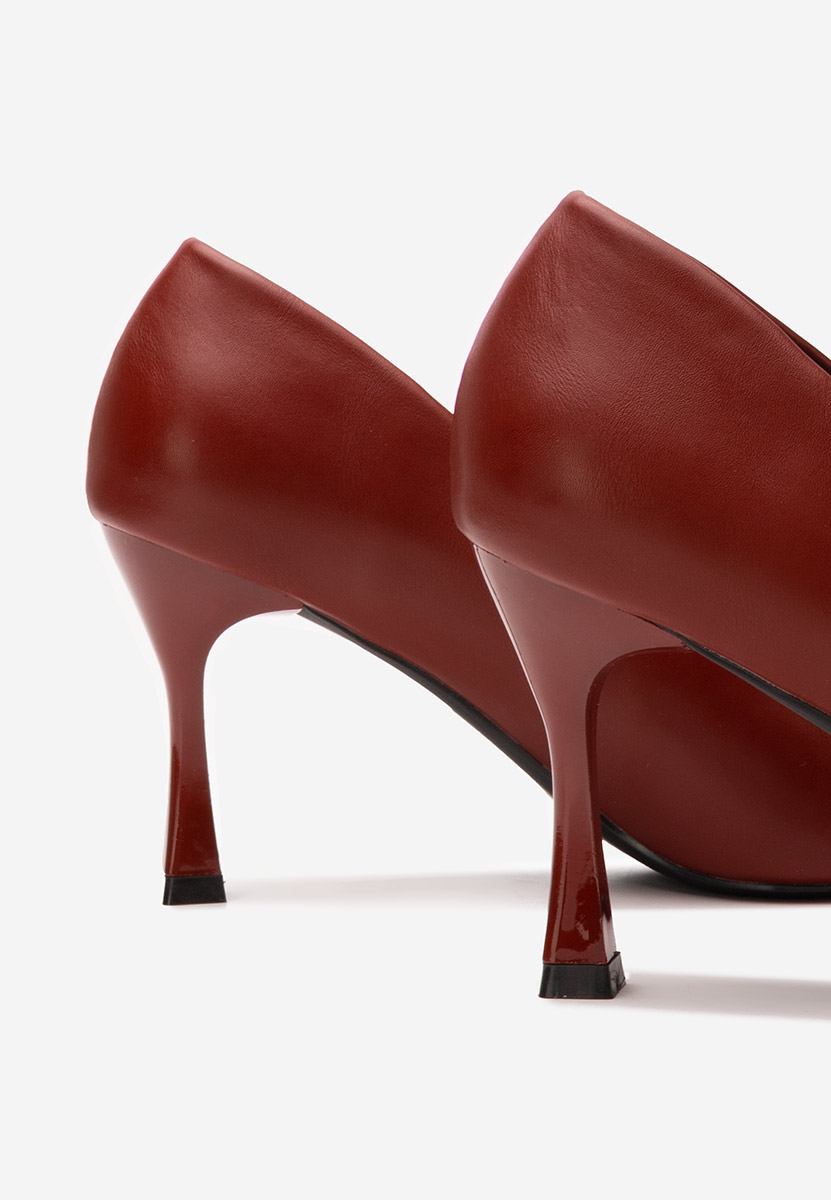 Обувки стилето Diava Винено червено