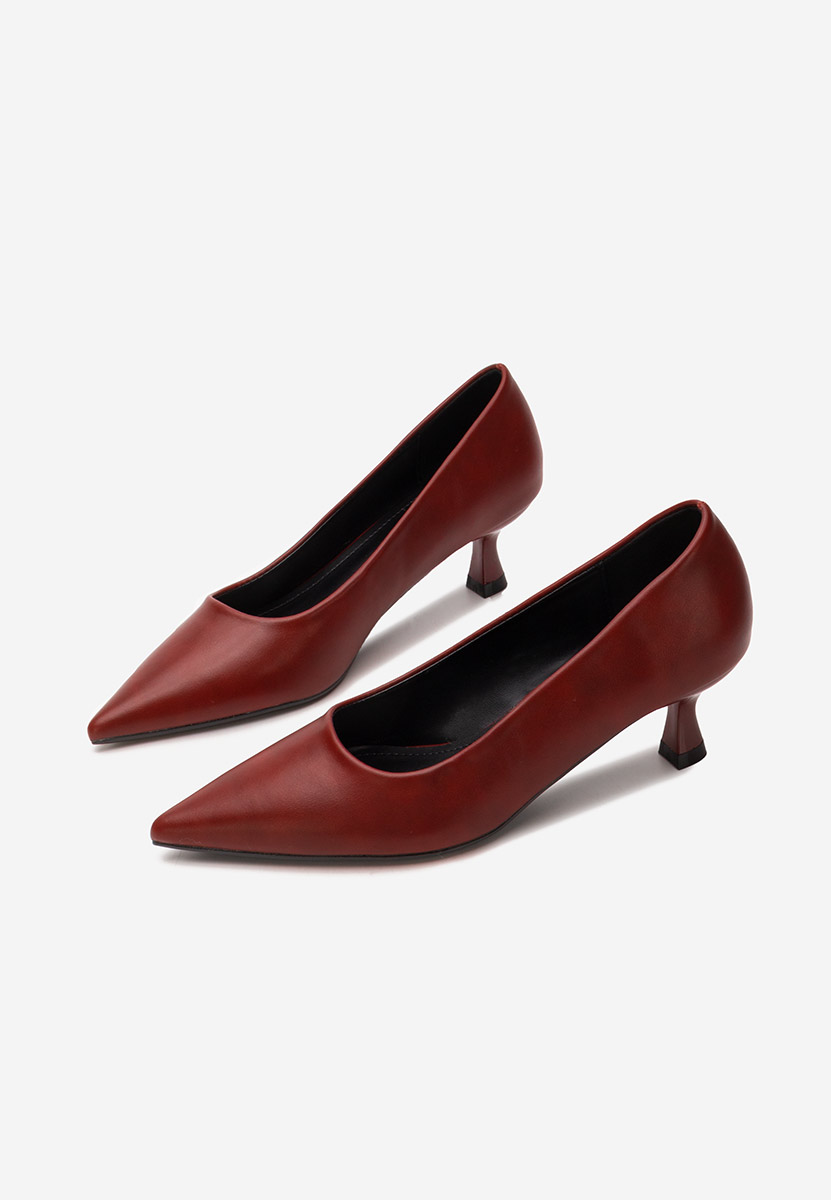 Oбувки на нисък ток Glimera Винено червено