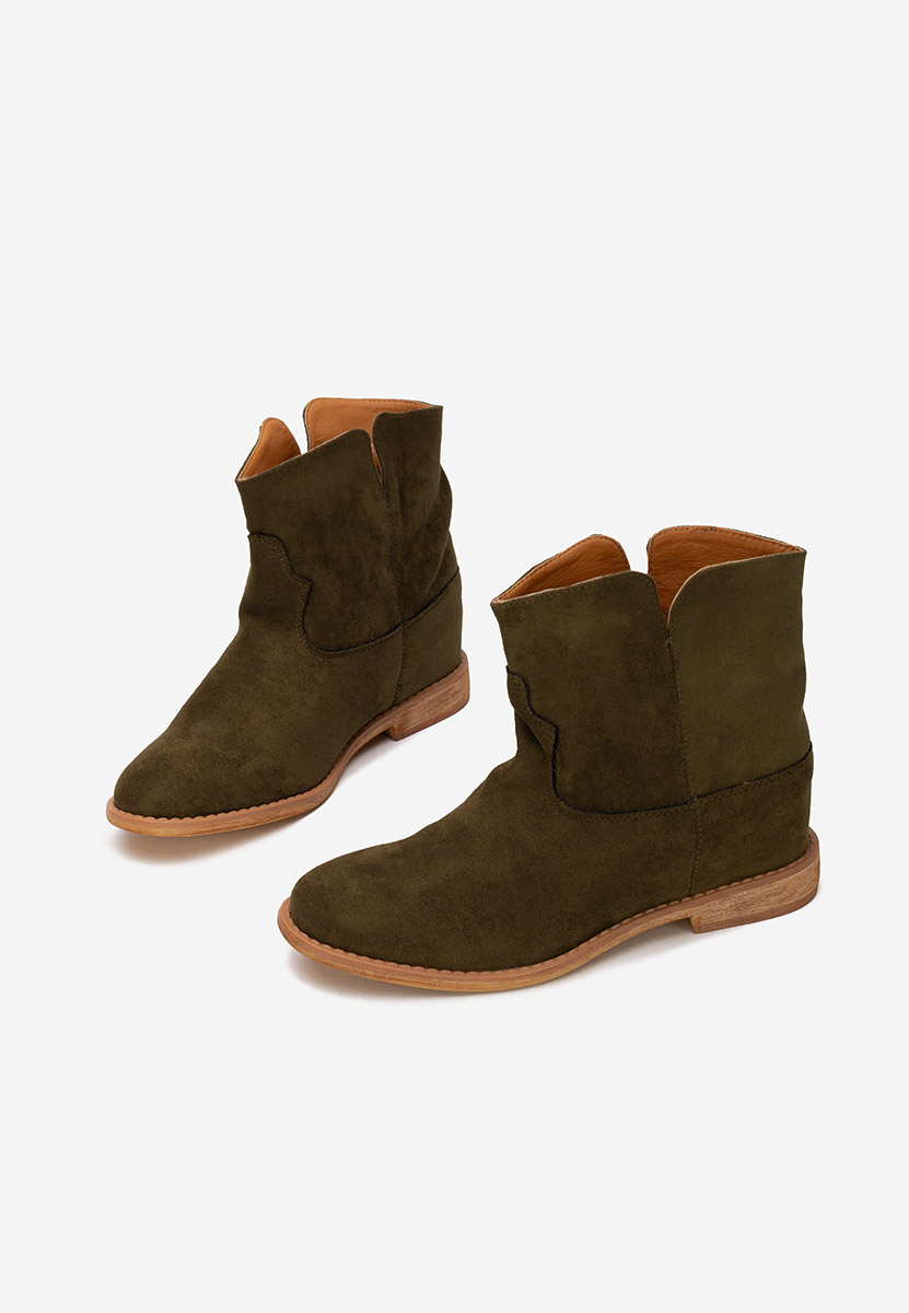 Боти с Платформа зелен Acosta