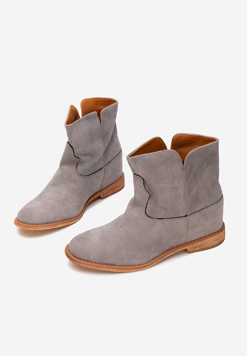 Боти с Платформа Acosta сив