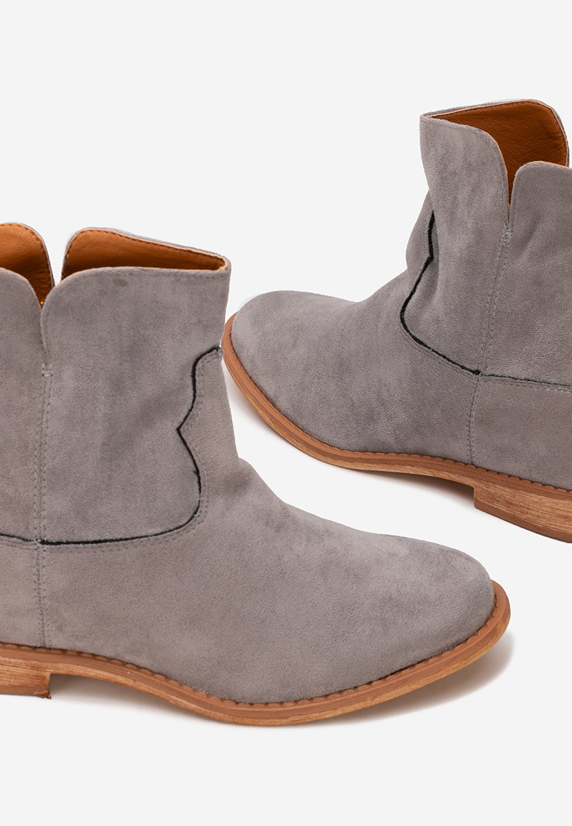 Боти с Платформа Acosta сив