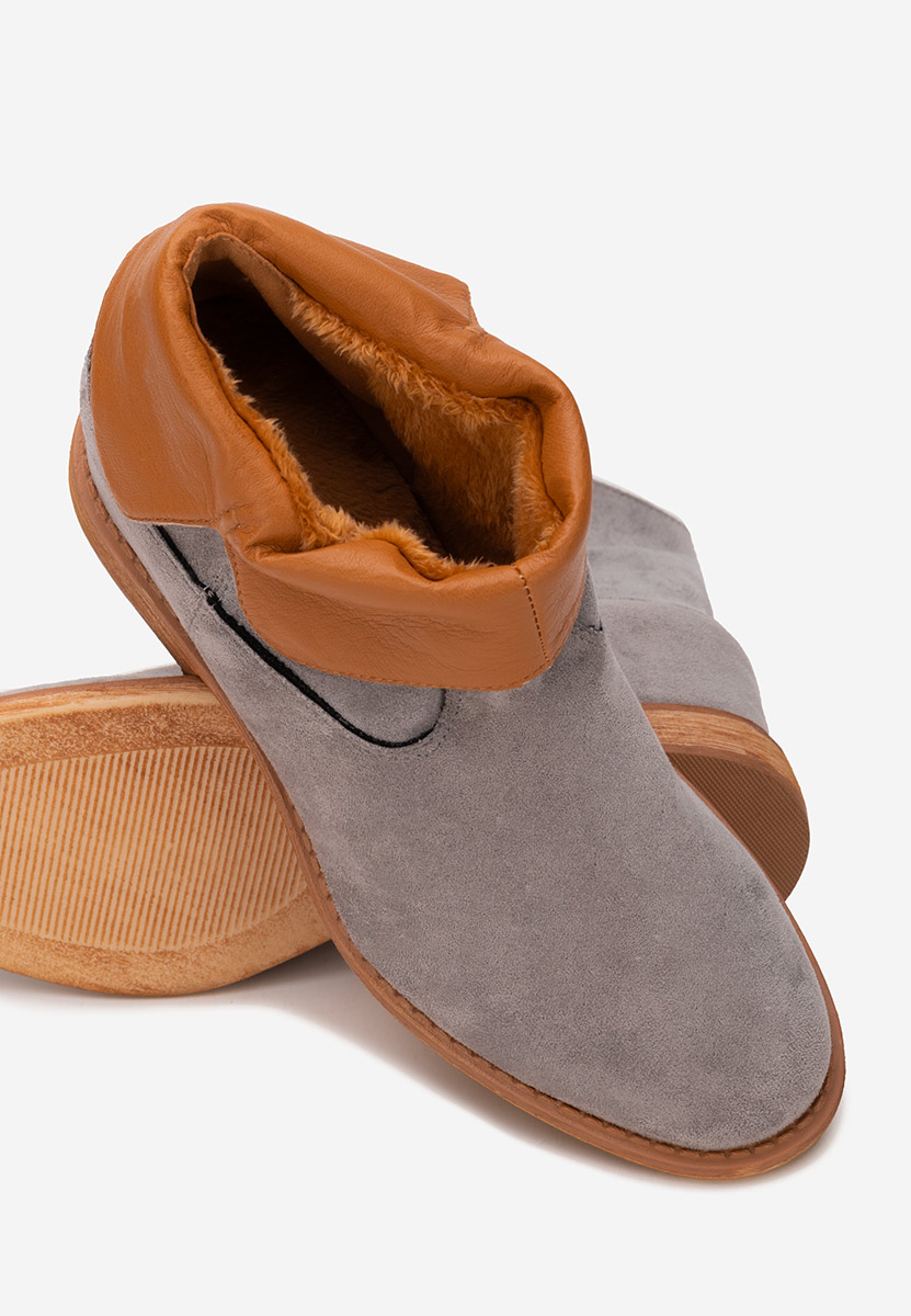 Боти с Платформа Acosta сив