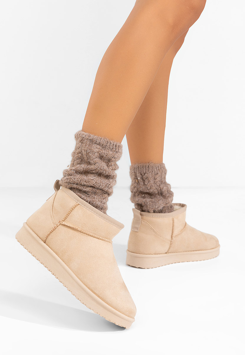 Зимни дамски Ботинки Andora бежов