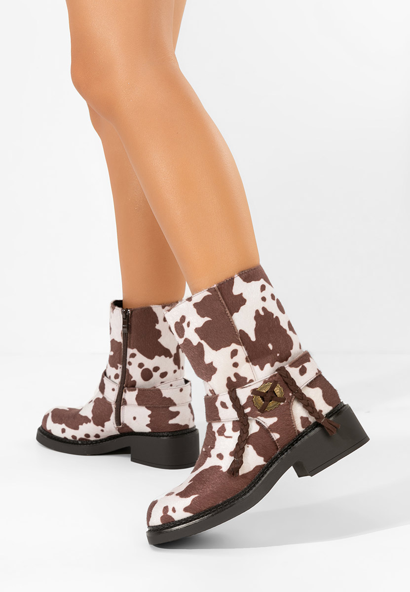 Дамски боти Alasika животински принт