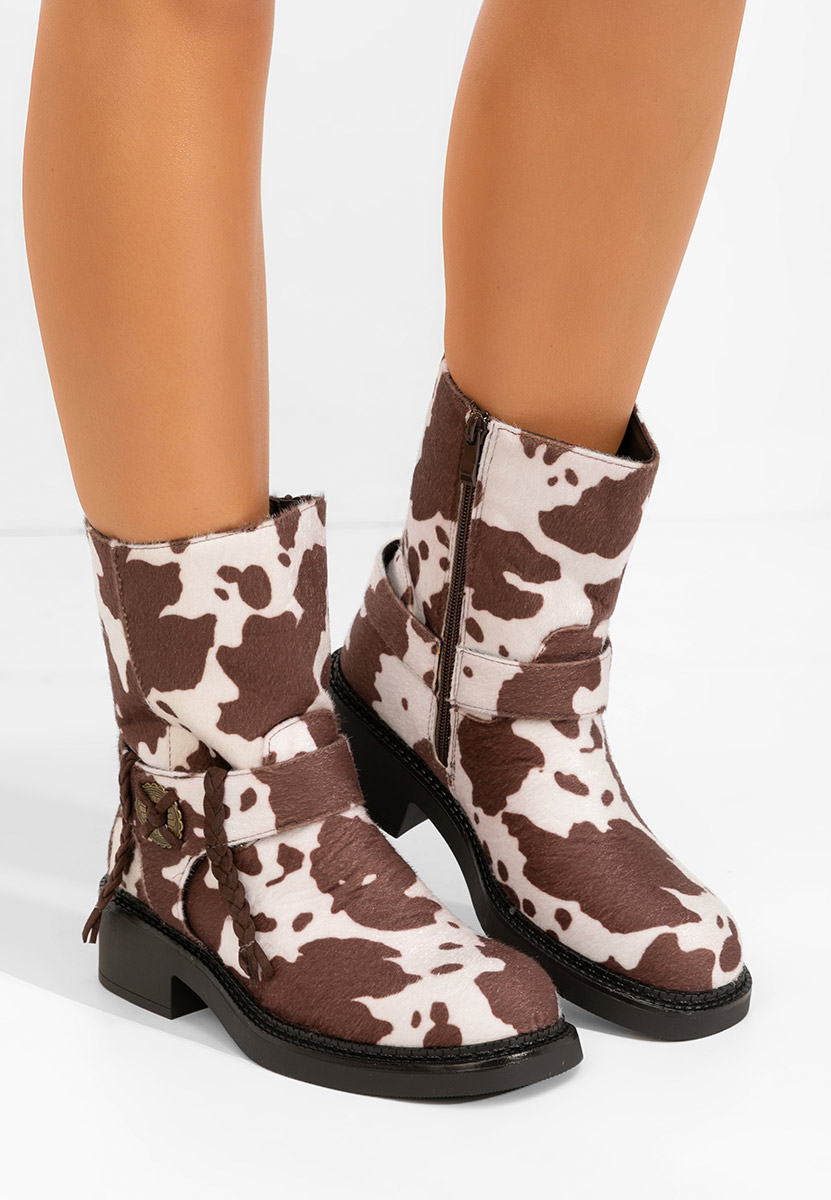 Дамски боти Alasika животински принт