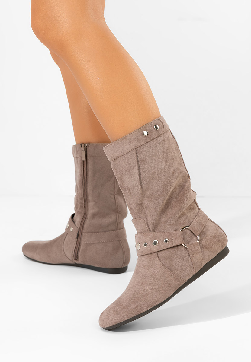 Дамски ботуши Dakisa сив