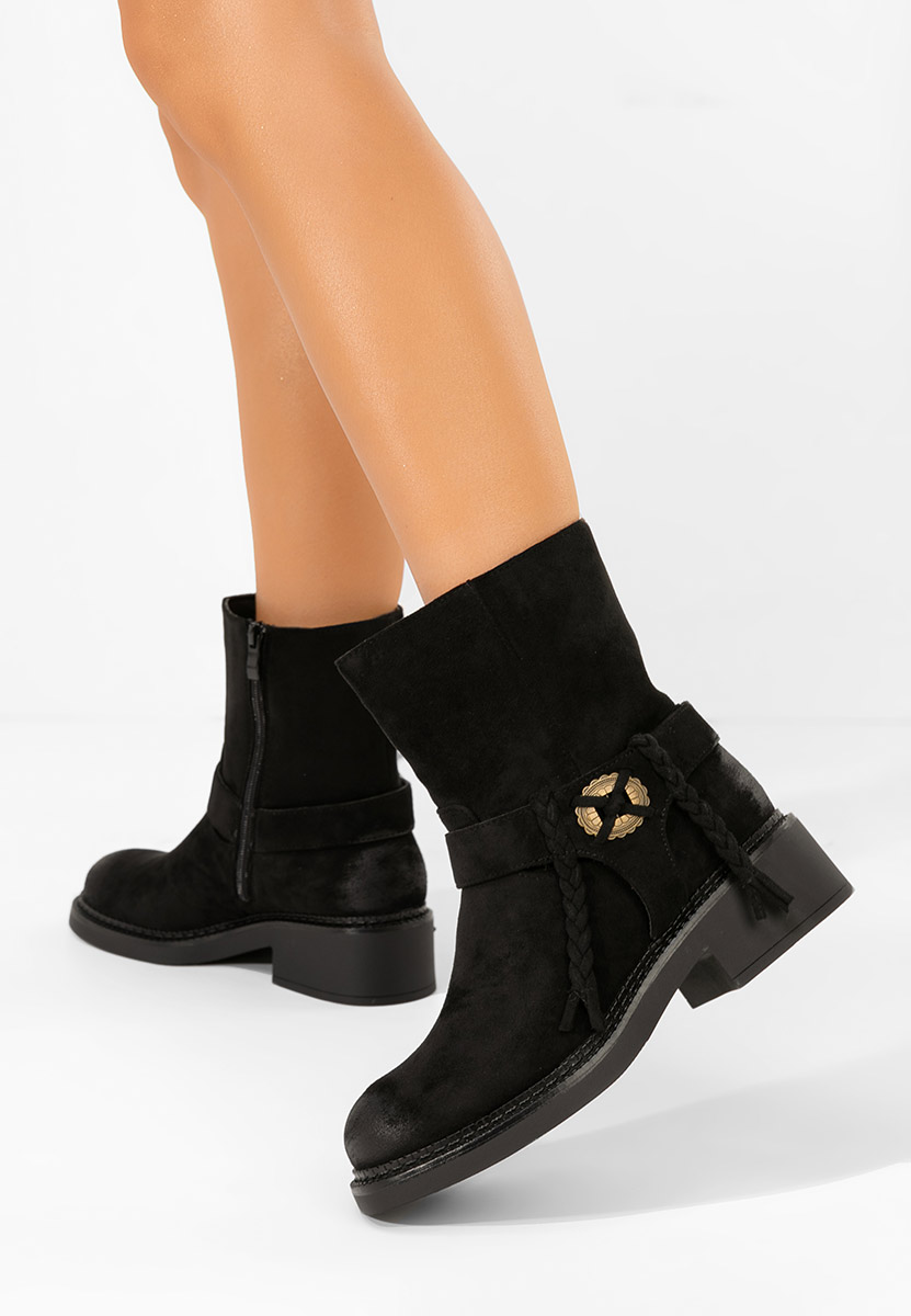 Дамски боти Alasika черен