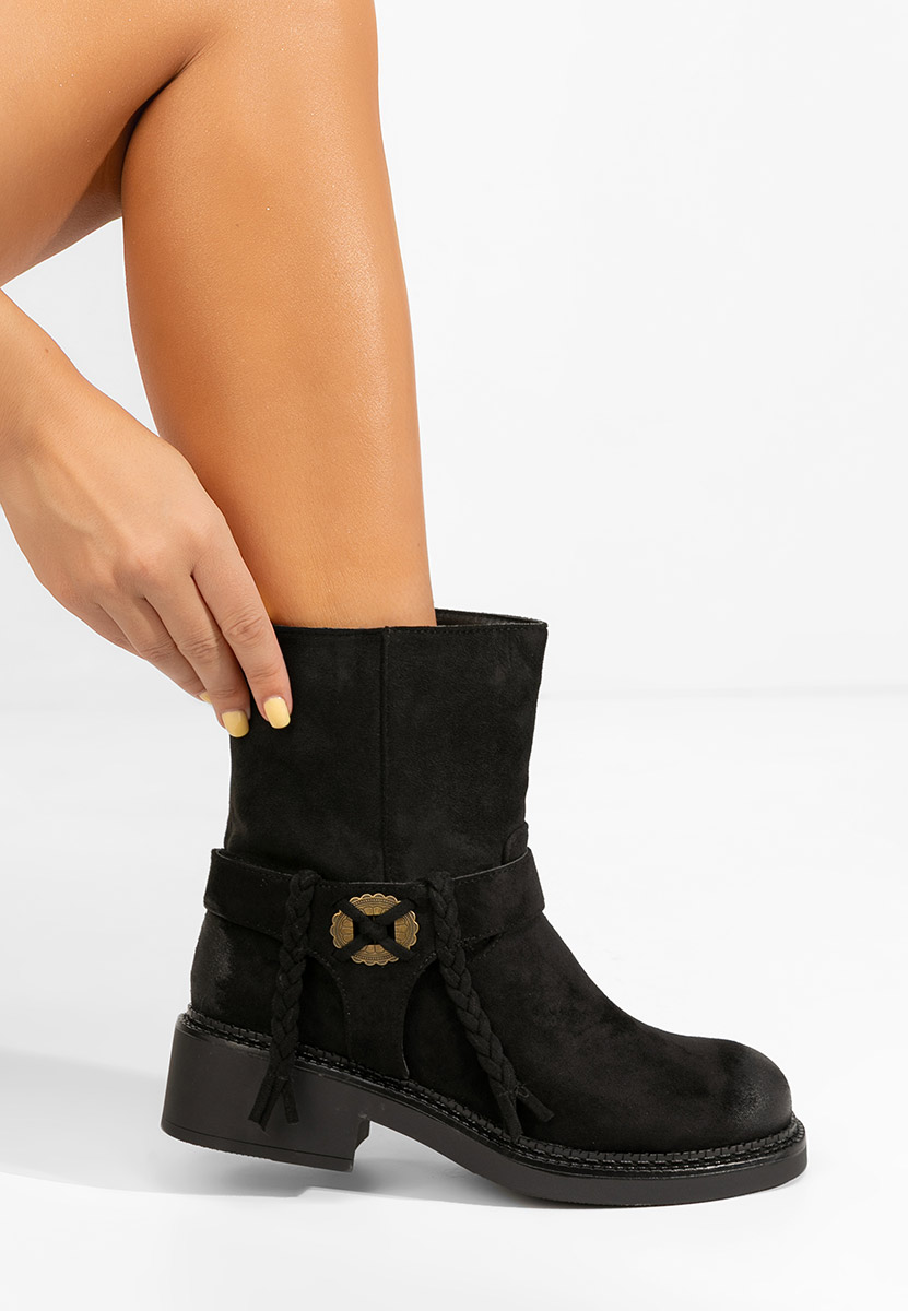 Дамски боти Alasika черен