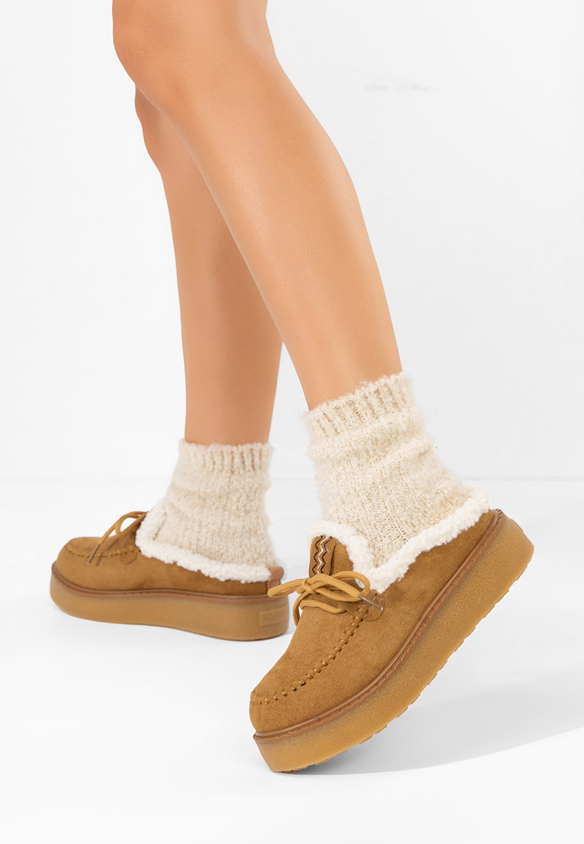 Дамско сабо Seloria камел