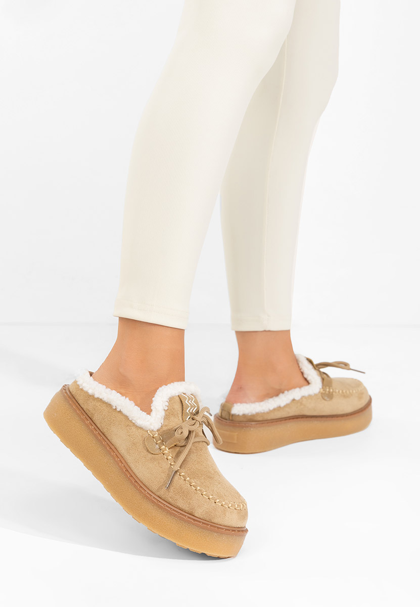 Дамско сабо Seloria каки