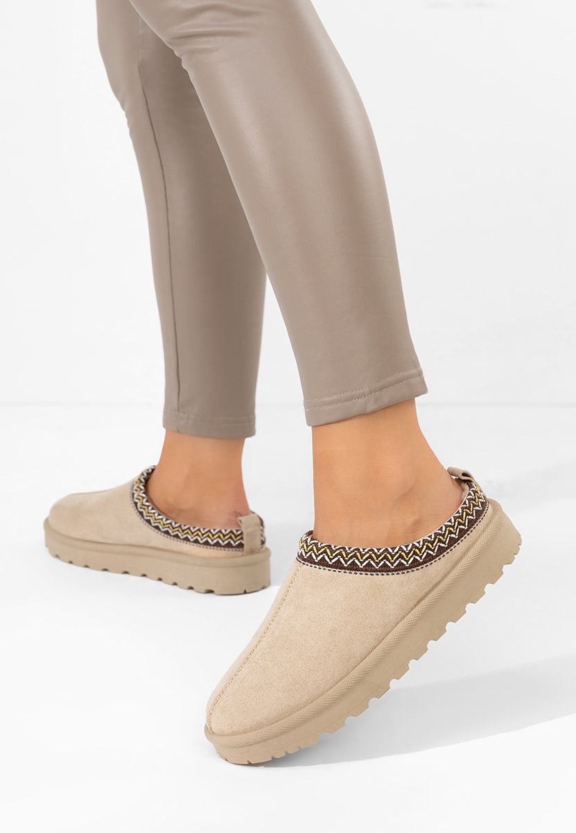 Дамско сабо Airene бежов