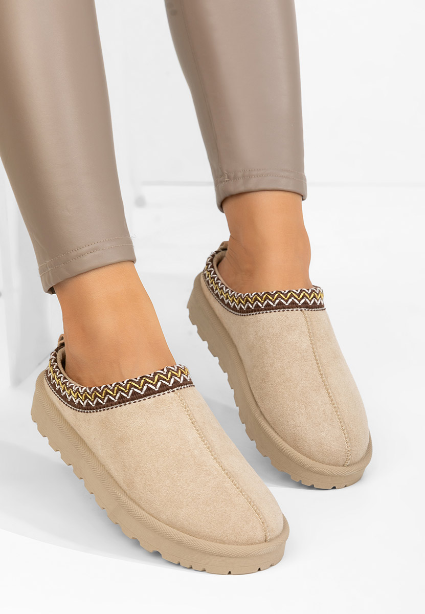 Дамско сабо Airene бежов