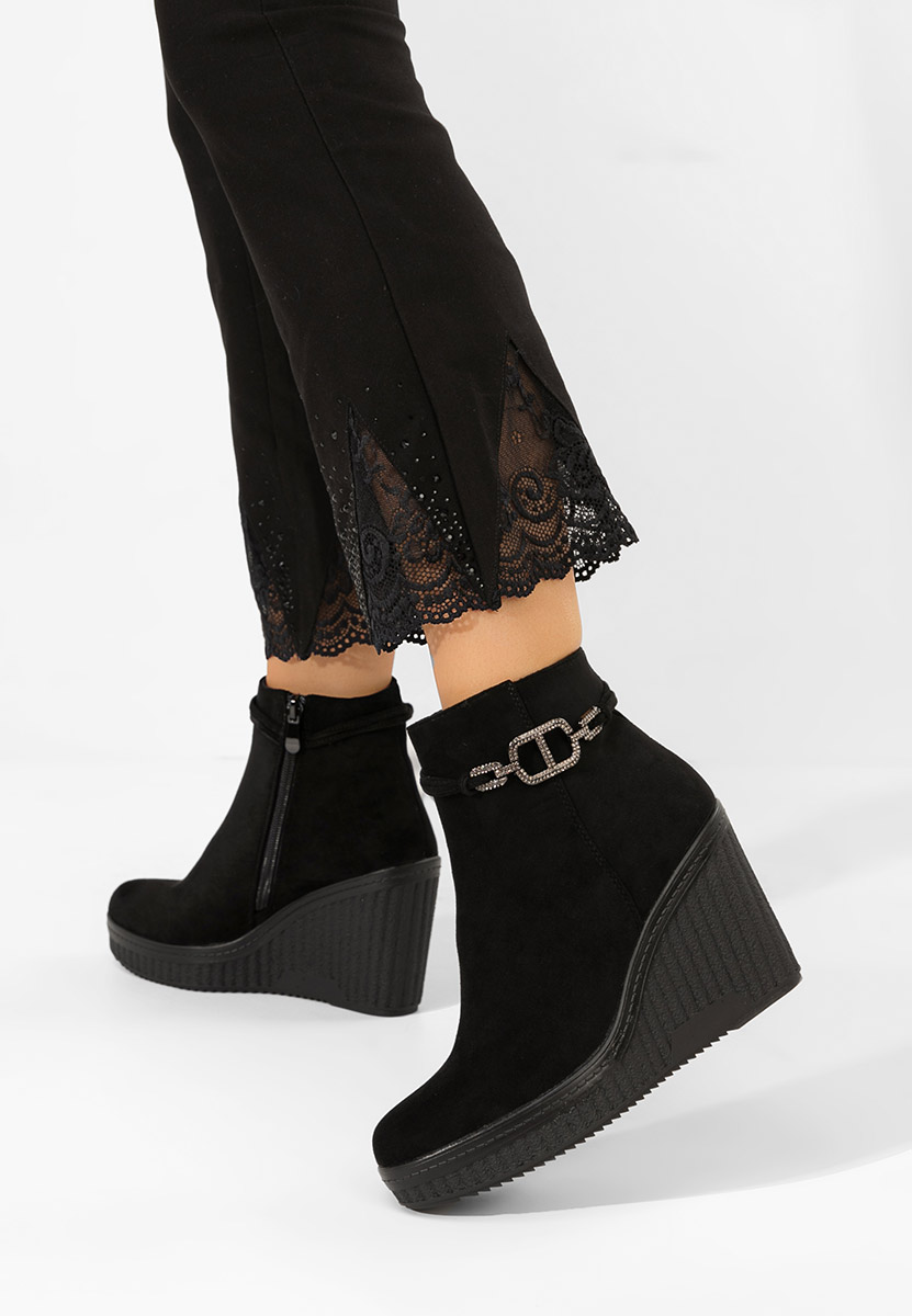 Боти на платформа Charlet V3 черен