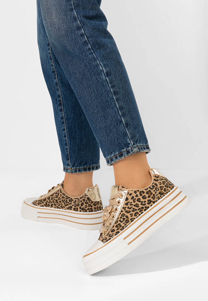 Дамски кецове Pamelia леопарди Дамски кецове Pamelia леопарди