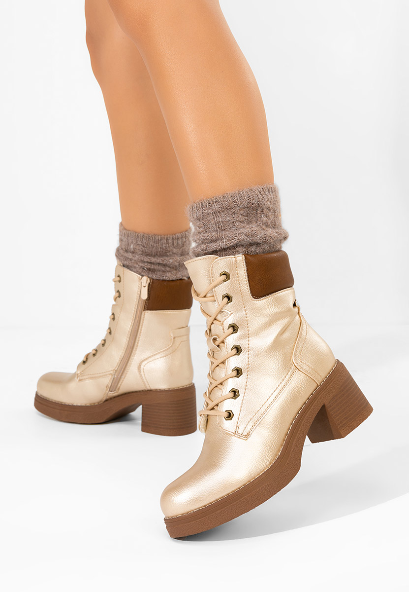 Дамски боти Celoria златен