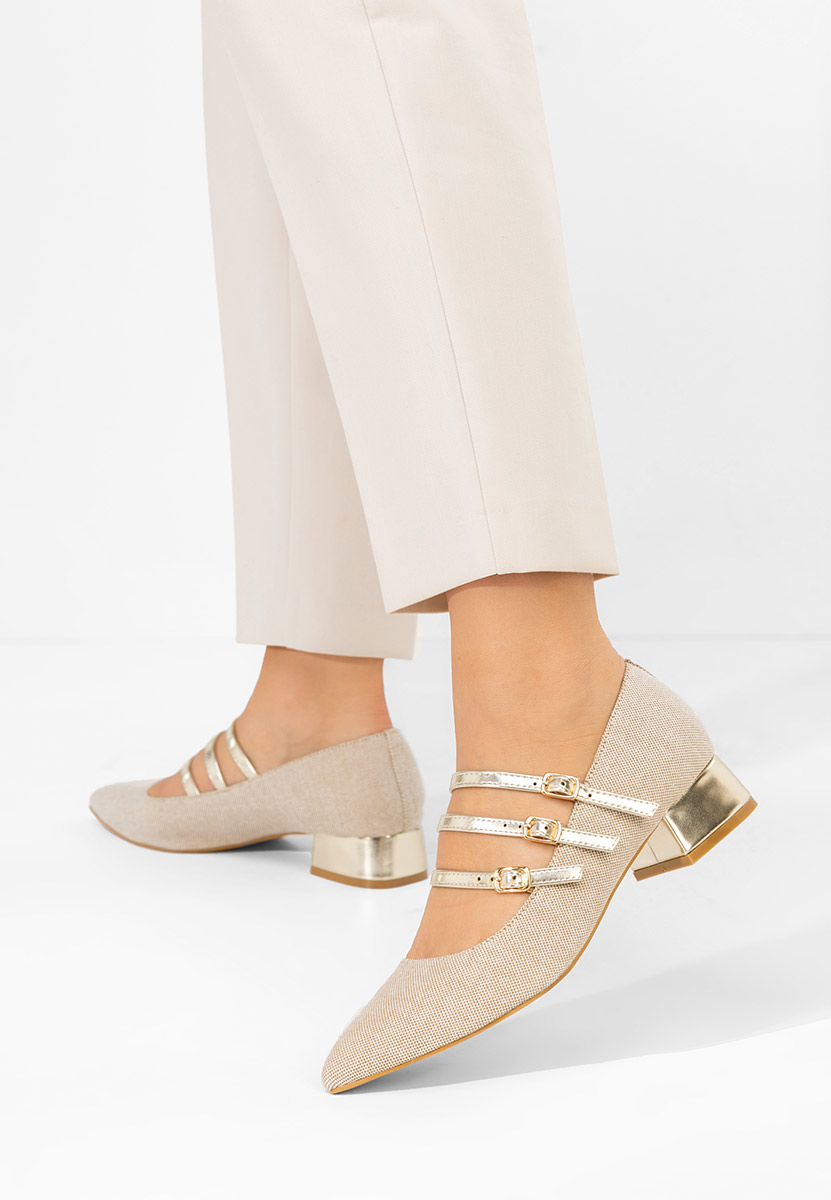 Oбувки на нисък ток Bakea каки