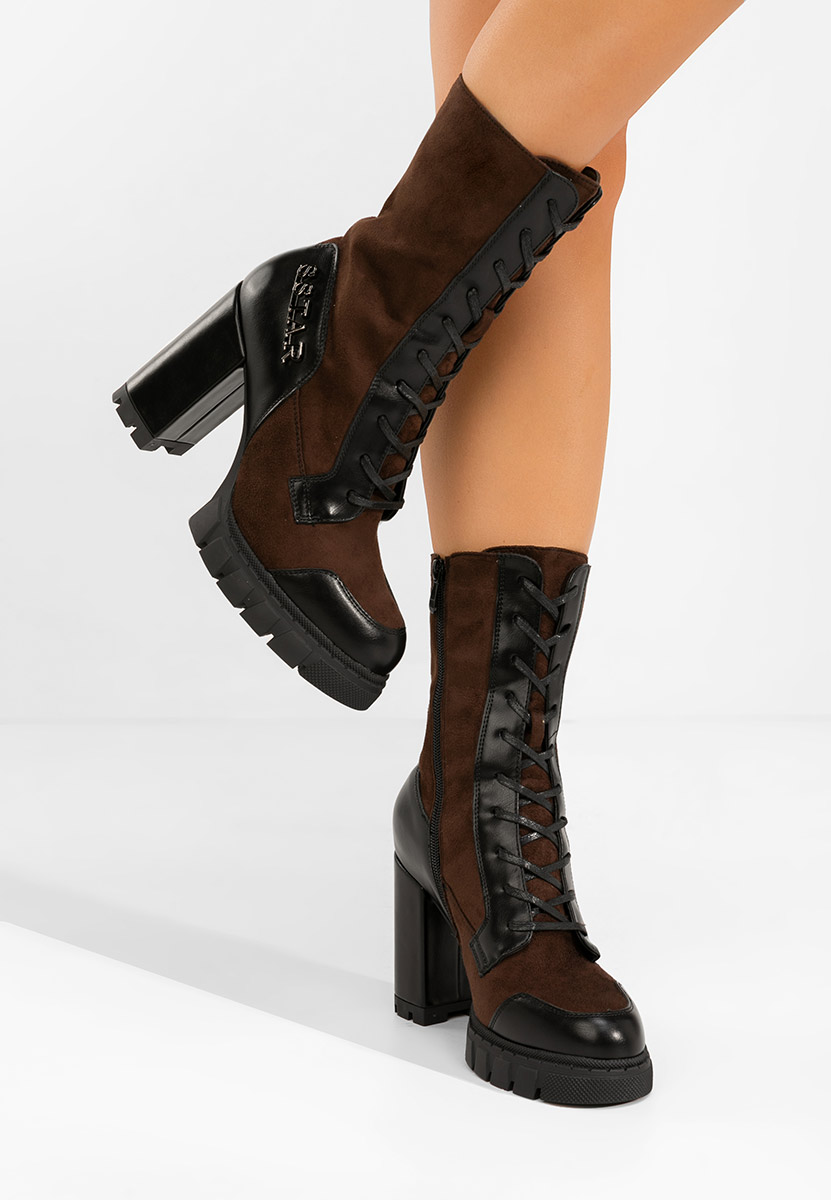 Боти на дебел ток Anahi кафяв