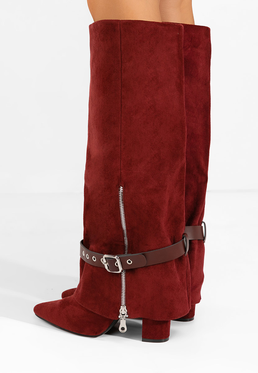 Чизми на ток Scotia бордо