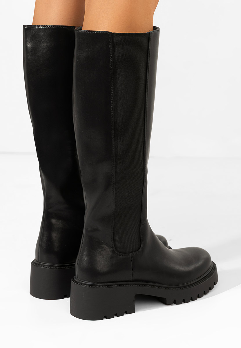 Високи ботуши Calipso черен