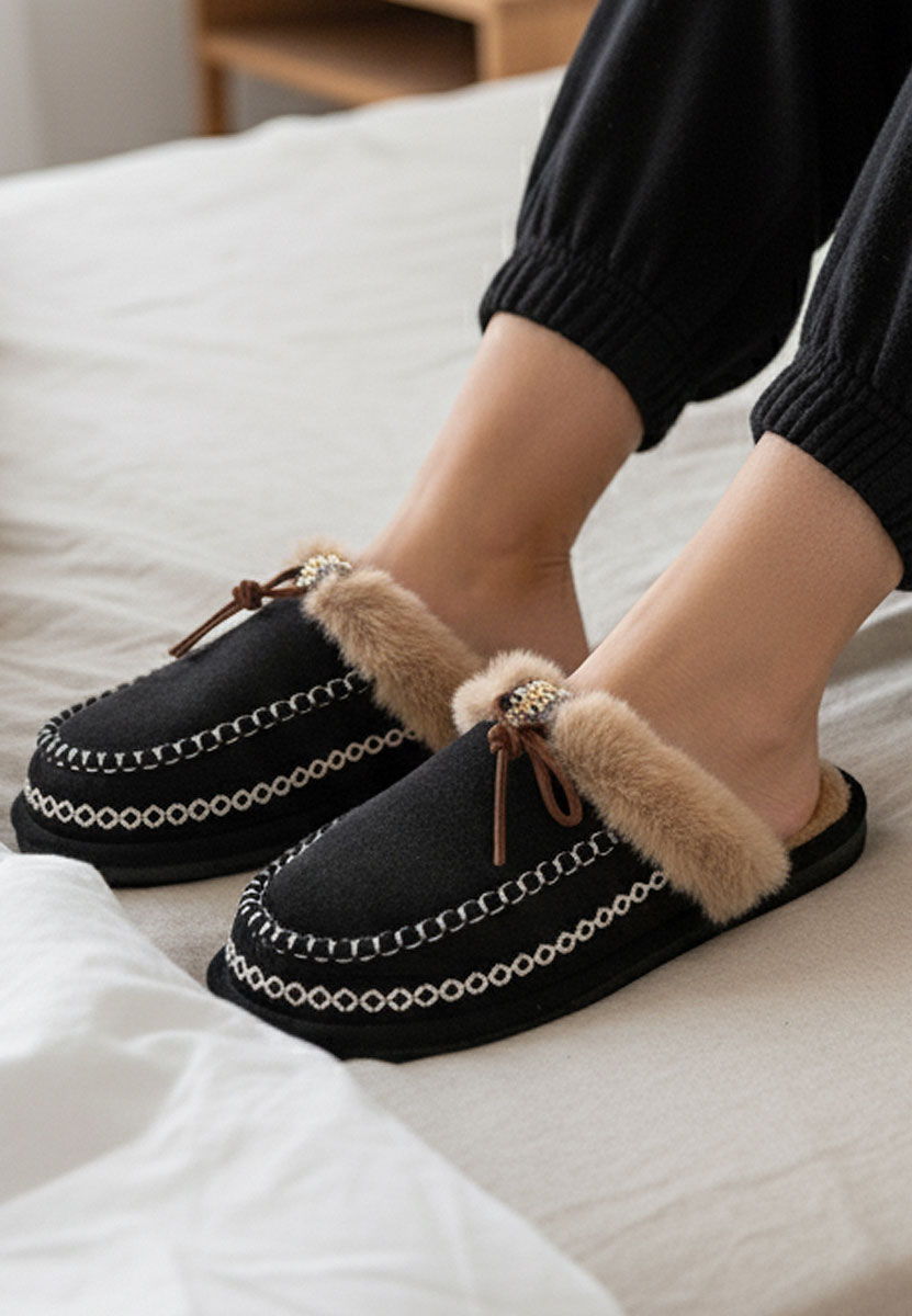 Дамски чехли Zeriva черни