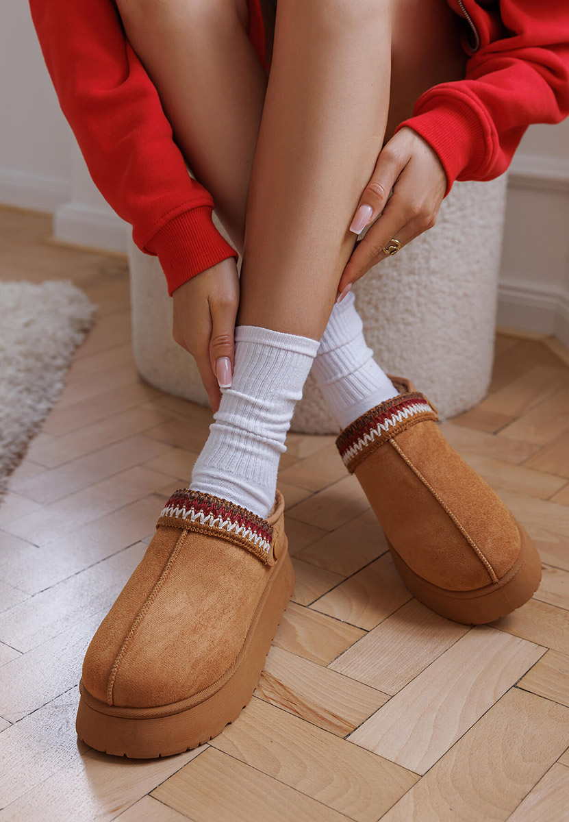 Дамско сабо Frovia камел